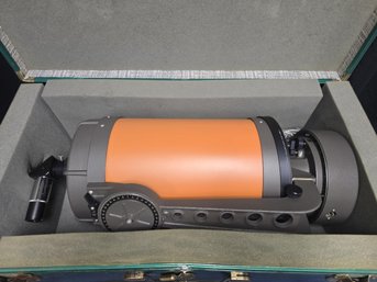 Appears To Be Classic Orange-tube Celestron C8 Schmidt-Cassegrain Telescope