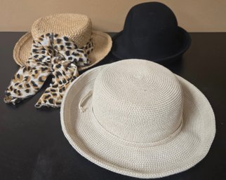 3 Woman's Hats