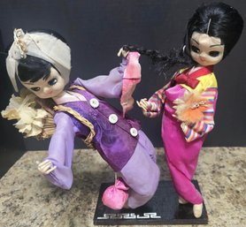 Vintage Bradley-style Big-eyed Pose Doll