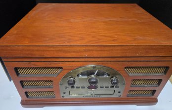 Crosley CR66 Rochester 5-in-1 Entertainment Center, A Vintage-style Record Player And Music System - Tested