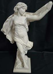 Vintage Austin Production Sculpture Titled 'La Grace' By Eugene Mariston,m