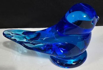 Vintage BLUE BIRD Of HAPPINESS Figurine Signed 'Leo Ward 1996