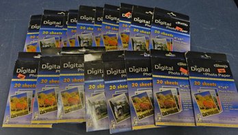 19 Unopened Packs Of Digital Photo Paper 4 X 6