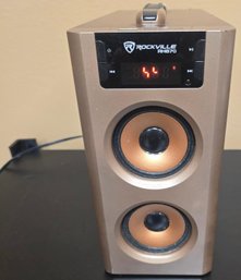 Rockville RHB70 Home Theater Compact Powered Speaker System In A Bronze Finish - Tested