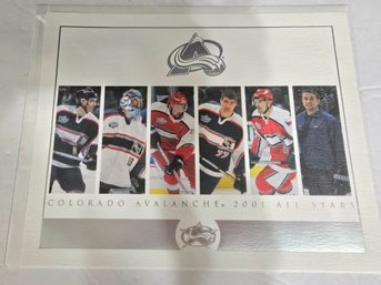 Colorado Avalanche 2001 All-Stars Commemorative Photo