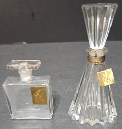 Two Vintage Perfume Bottles