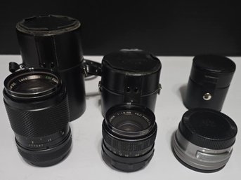 Collection Of Vintage Chimera Lenses Ands Cases