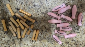 2 Sets Of Corn Holders