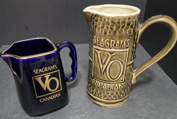 Vintage Seagram's VO Pitchers