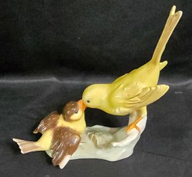 GOEBEL BIRD FIGURINE YELLOW CANARY BIRD STATUE LANG 6 W GERMANY 1967