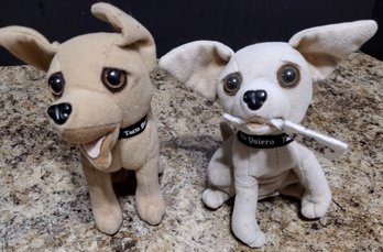 Vintage Taco Bell Talking Chihuahua Plush Toys - They Do Not Talk