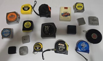 Group Of Tape Measures, Some Vintage