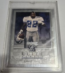 1996 Donruss Elite Emmitt Smith Football Trading Card