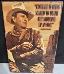 John Wayne Tin Sign