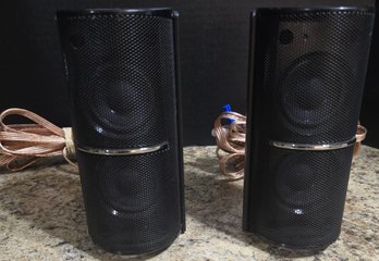 Pair Of JVC Front Surround Sound Speakers - Untested