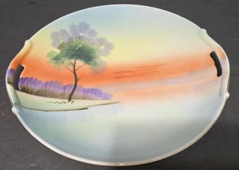Vintage Meito China Hand-painted Plate From Japan