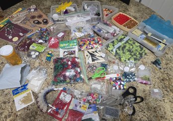 BEADS, JEWELRY MAKING ITEMS