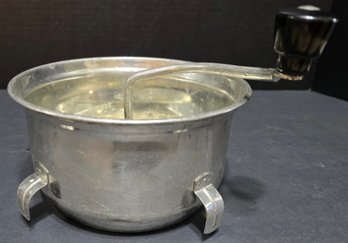 Vintage Foley Food Mill, A Manual Kitchen Utensil Used As A Masher, Ricer, Or Strainer