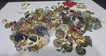 Large Lot Of Mixed Earrings
