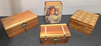 Wooden Trinket/jewelry Boxes