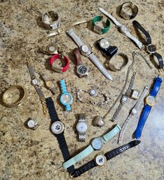 Lot #1 Group Of Watches - Not Tested