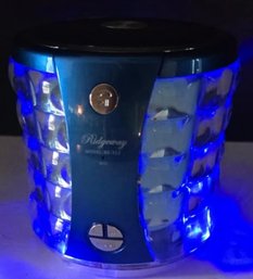 Portable Mini Media Player Speaker BC-T2096A-BU W/FM Micro Card U-disk Line-in - Tested And Works