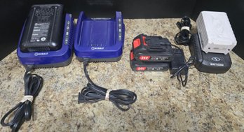 Lot #1 - Power Tools Batteries And Chargers - Untested