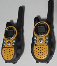 Motorola Talkabout T6500 Two-way Radios.  No Charger - Untested