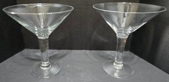 Large~OVERSIZED~Clear Glass~MARTINI~Margarita~centerpiece
