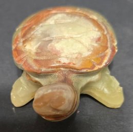 Hand-carved Onyx Stone Turtle Figurine