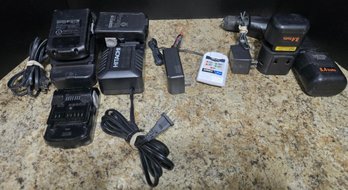 Cordless Ranger Drill With Charger And Batteries And Other Batteries & Charger - All Untested