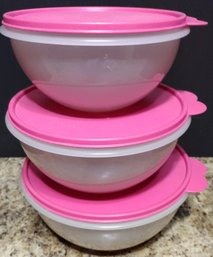 Set Of Tupperware Storage Bowls & Lids