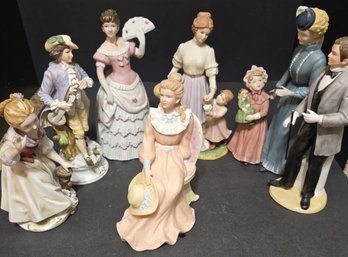 Group Of Victorian Porcelain Figurines