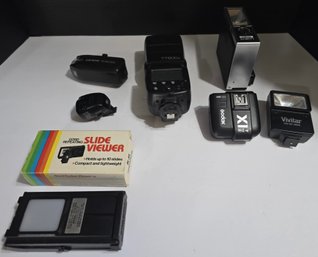 Group Of Camera Accessories - All Untested