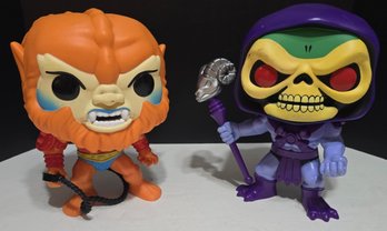 Funko Pop! Television: Masters Of The Universe Vinyl Figures Of The Characters Beast Man And Skeletor