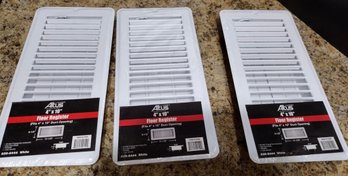 3 Unopened Metal Floor Registers