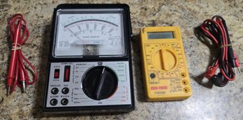 Pair Of Two Multimeters - Untested