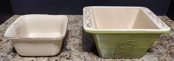 2 Small Tastefully Simple Dishes
