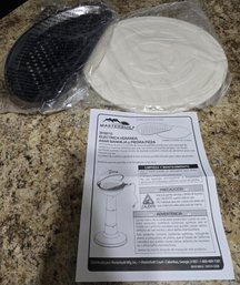 Masterbuilt Electric Veranda Grill Roasting Tray And Pizza Stone Accessory Set - Unused