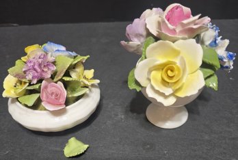 Vintage Bone China Floral Pieces