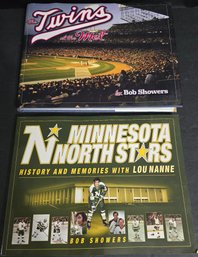 Two Coffee Table Sports Books By Bob Showers