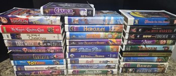 Lot #1: Group Of Childrens VHS Movies