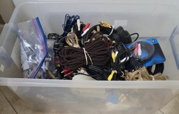 Large Group Of Speakers Wires