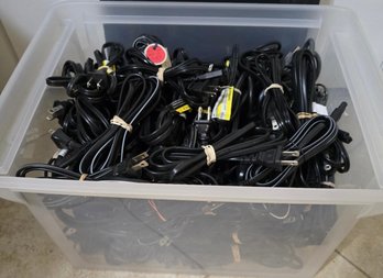 Large Group Of Mixed Cords