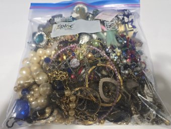 Gallon Bag Of Mixed Jewelry