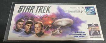William Shatner Autographed Star Trek 25th Anniversary First Day Cover Cachet Envelope