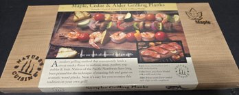 Unopened Packages Of Nature's Cuisine Maple, Cedar & Alder Grilling Planks Sampler Pack
