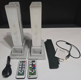Set Of LED Motion Sensor Lighting With A Charging Base - Untested