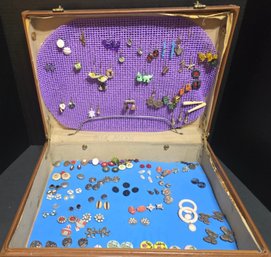 Briefcase With Many Pair Of Earrings