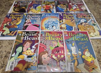 Set Of Disney Beauty And The Beast Marvel Comic Books